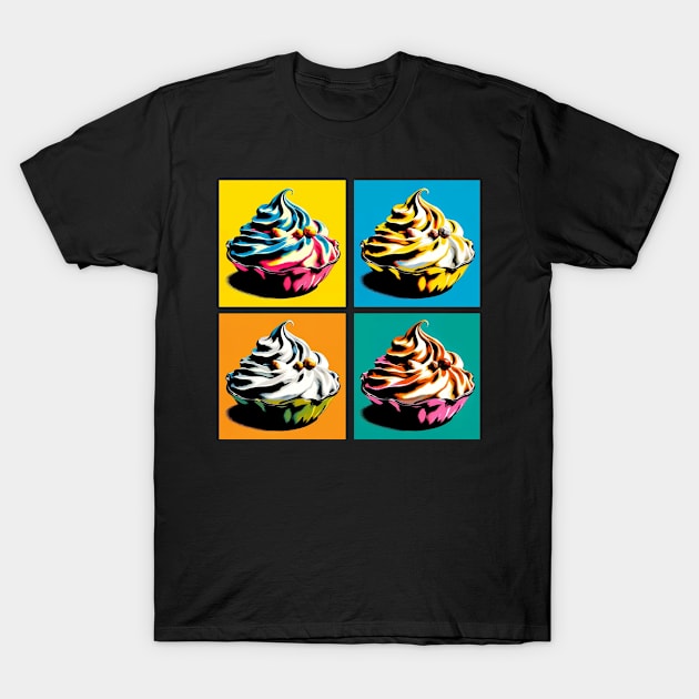 Pop île flottante Art - French Cuisine Culinary T-Shirt by Pop Art Dish